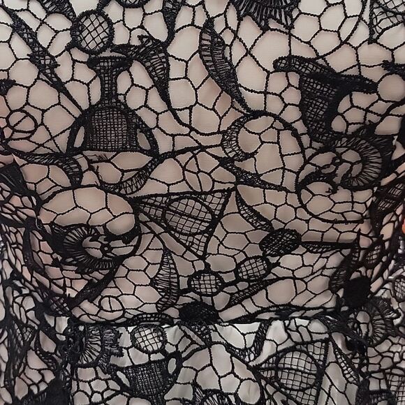 Harry Potter Black Lace & Ivory Ruffle Gown - Picture 5 of 8